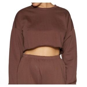 Naked Wardrobe Cropped Sweatshirt